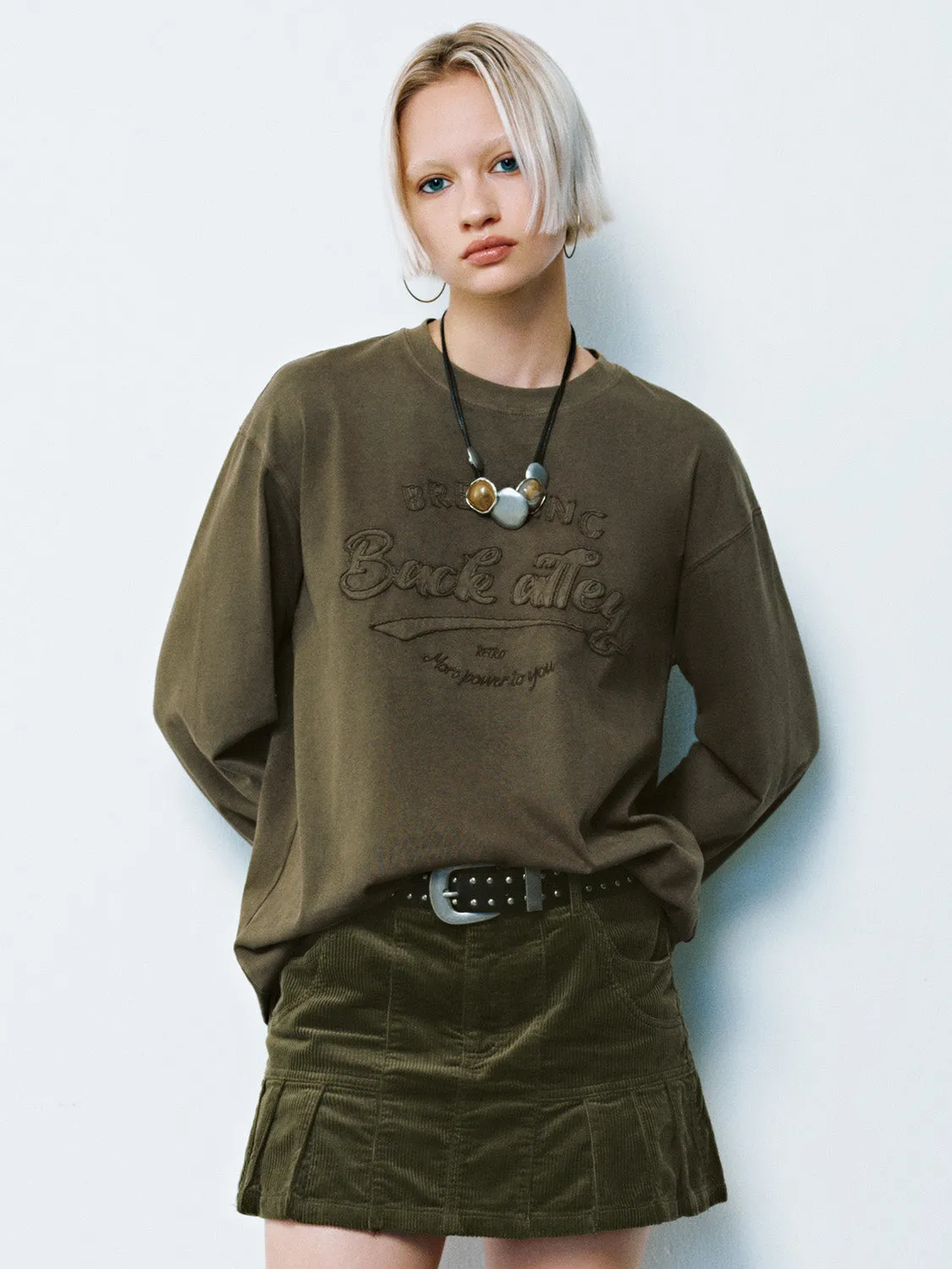 Loose Long Sleeve T-Shirts sold by Urban Revivo