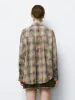 Plaid Loose Long Sleeve Shirts sold by Urban Revivo