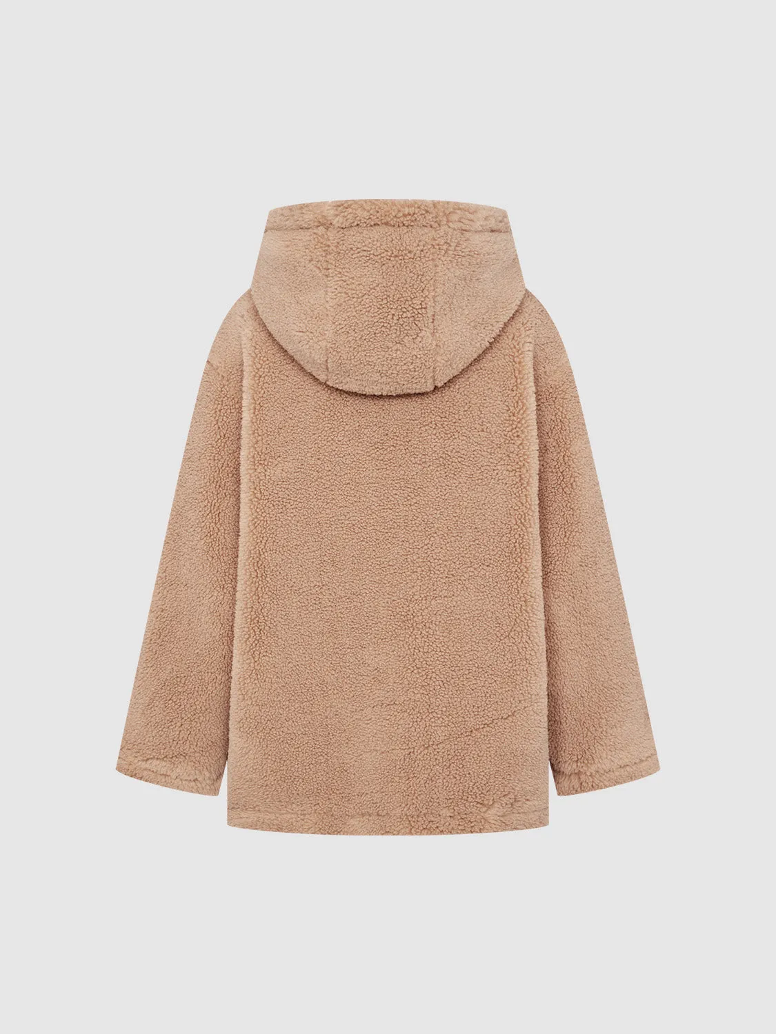 Button Up Wide Lapel Teddy Jackets sold by Urban Revivo product image thumbnail 2