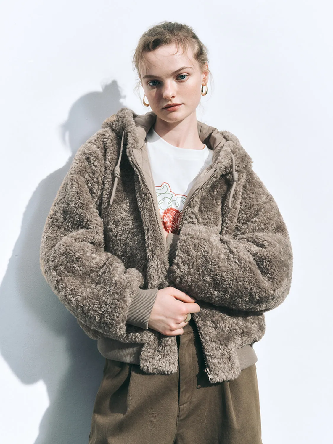 Hoodie Teddy Jackets sold by Urban Revivo