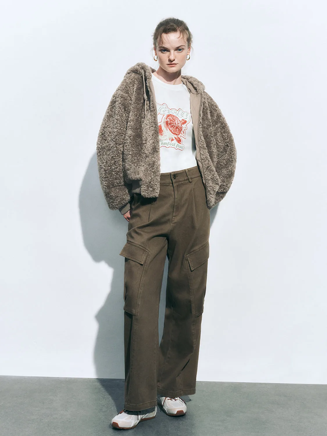 Hoodie Teddy Jackets sold by Urban Revivo product image thumbnail 4