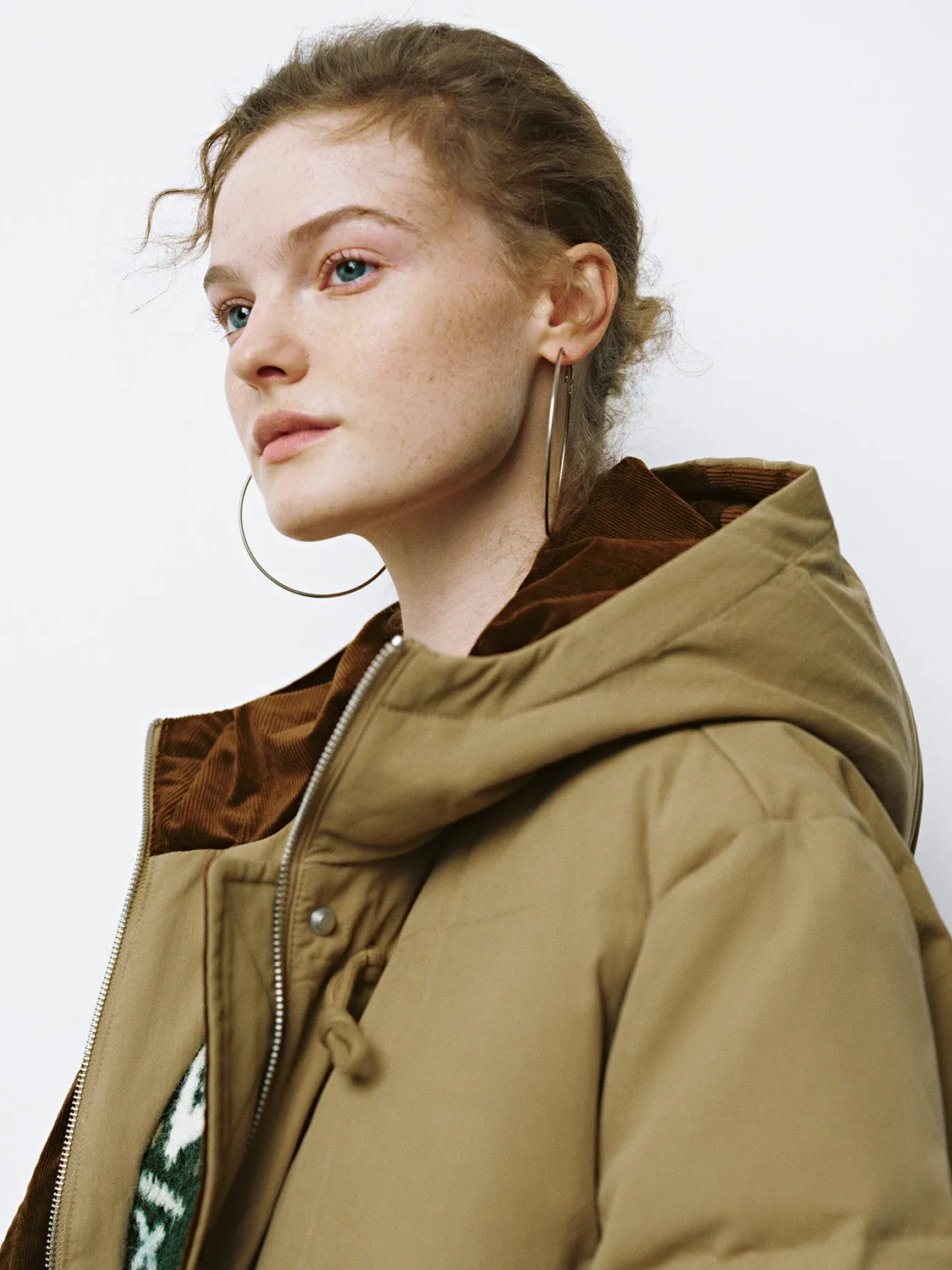 Midi Toggle Button Padded Down Outerwear sold by Urban Revivo product image thumbnail 5