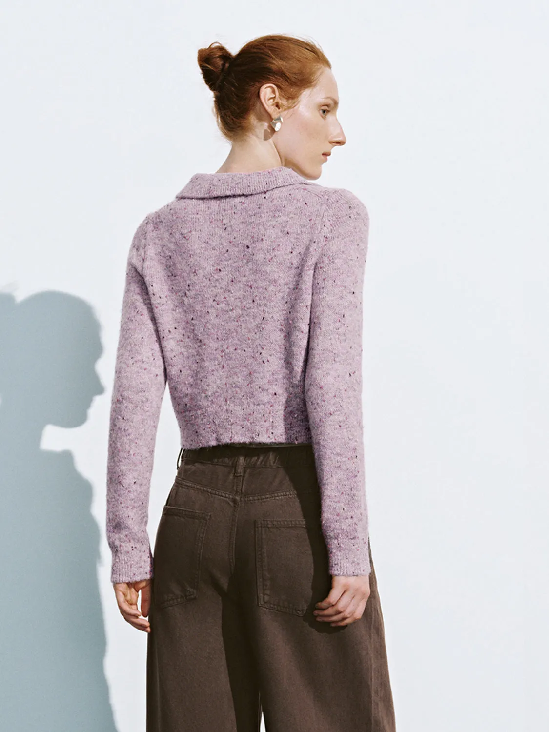 Cropped Lace-Up Knitted T-Shirts sold by Urban Revivo product image thumbnail 2