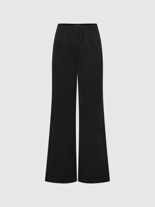 Elastic Wide-Leg Pants sold by Urban Revivo