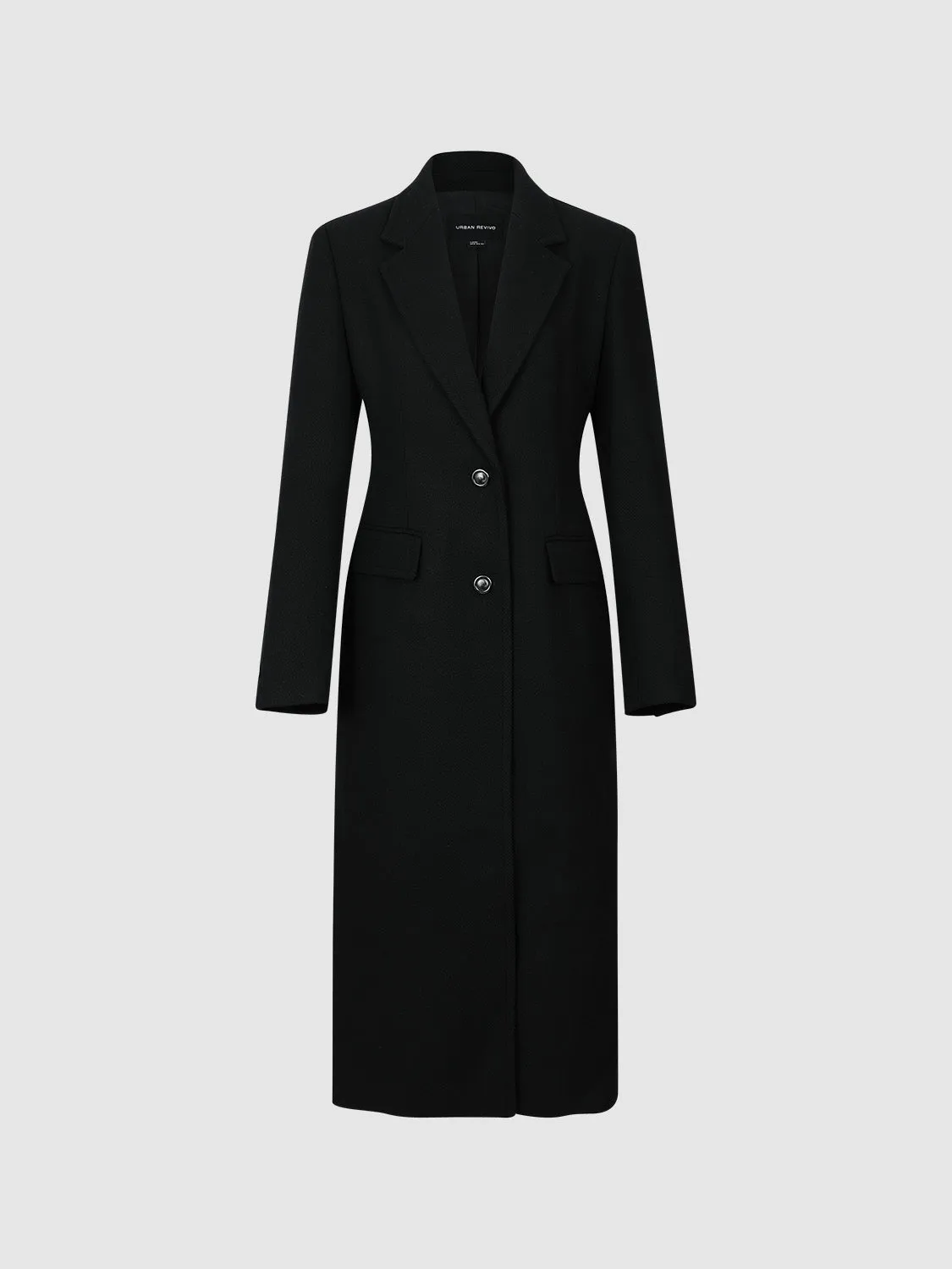 Notched Collar Coats sold by Urban Revivo product image thumbnail 5