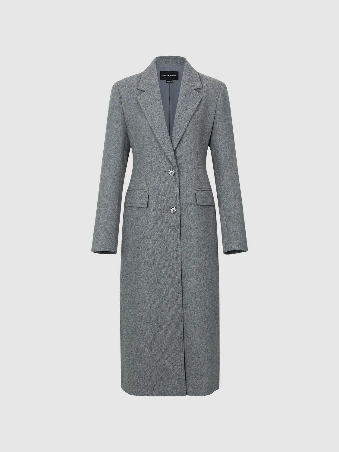 Notched Collar Coats sold by Urban Revivo product image thumbnail 3