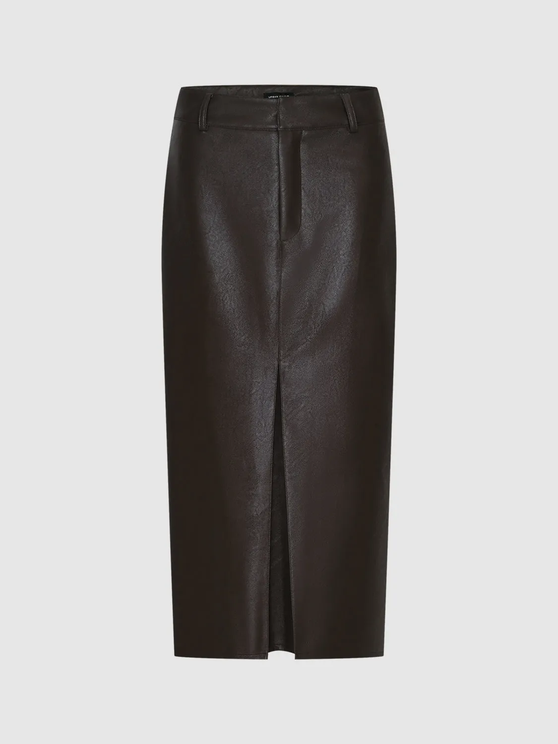 Midi Leather Straight Skirts sold by Urban Revivo