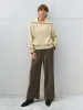 Wide Lapel Loose Knitted T-Shirts sold by Urban Revivo
