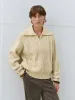 Wide Lapel Loose Knitted T-Shirts sold by Urban Revivo