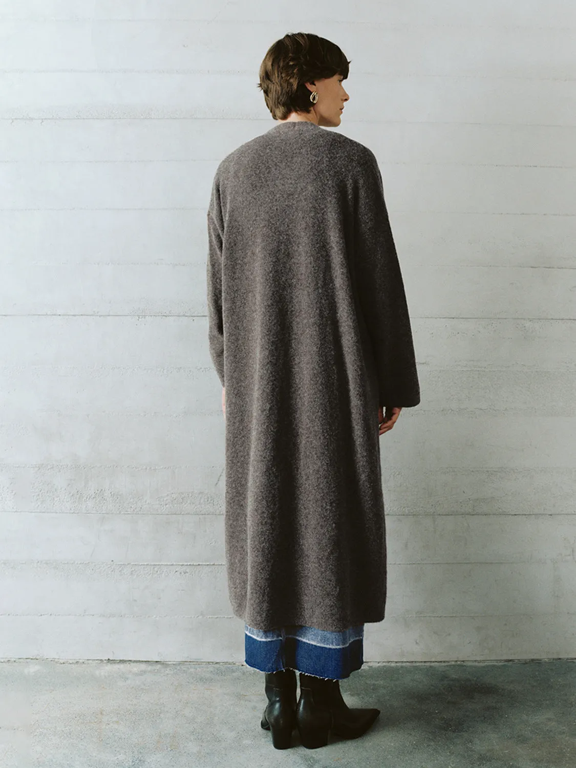 Maxi Open Front Knitted Cardigans sold by Urban Revivo product image thumbnail 2