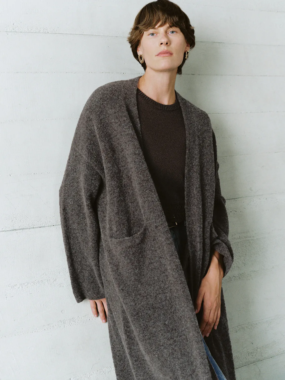 Maxi Open Front Knitted Cardigans sold by Urban Revivo product image thumbnail 5