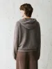 Hoodie Loose Knitted T-Shirts sold by Urban Revivo