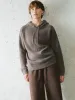Hoodie Loose Knitted T-Shirts sold by Urban Revivo