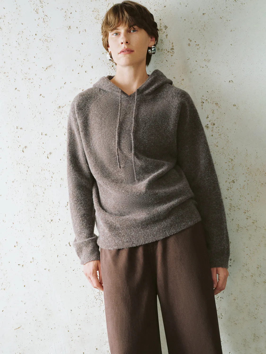 Hoodie Loose Knitted T-Shirts sold by Urban Revivo product image thumbnail 5