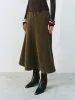 Maxi A-Line Denim Skirts sold by Urban Revivo