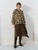 Leaf Printed Loose Overhead Shirts sold by Urban Revivo
