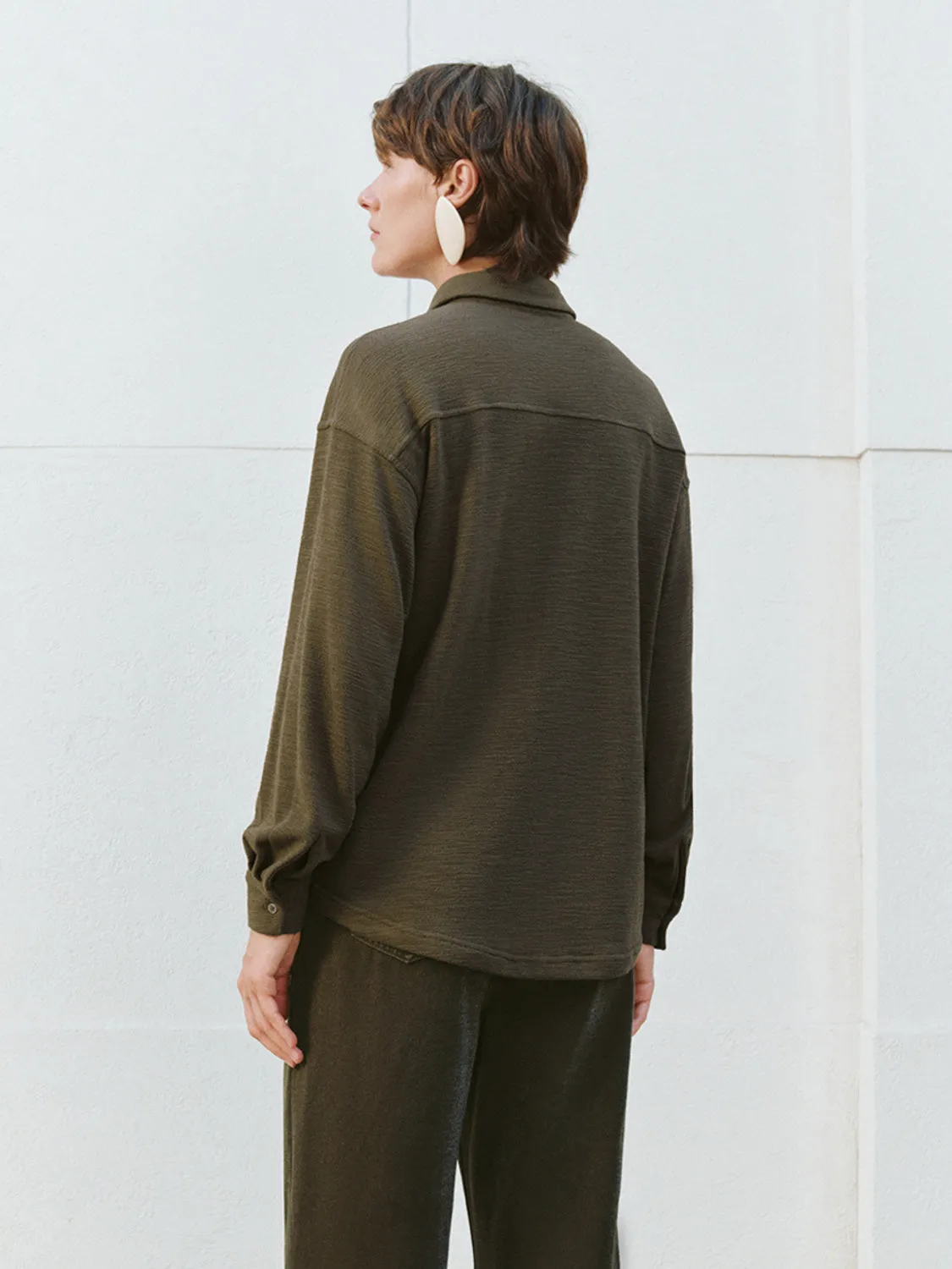 Button Up Long Sleeve Shirts sold by Urban Revivo product image thumbnail 2