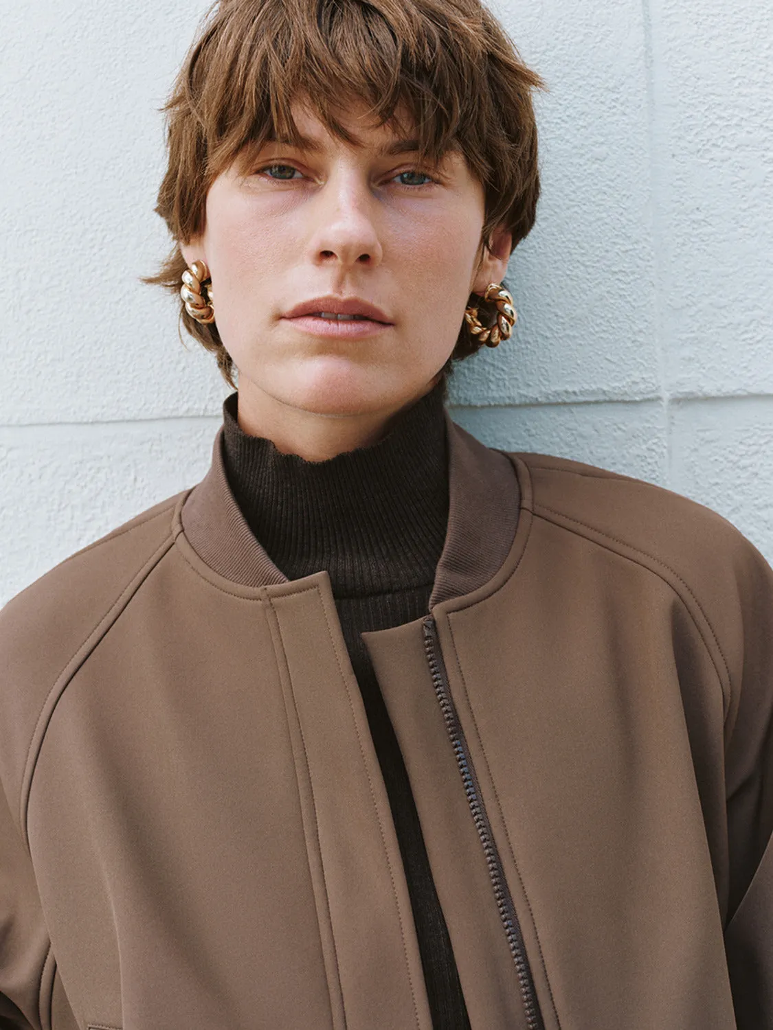 Zipper Front Bomber Jackets sold by Urban Revivo product image thumbnail 5