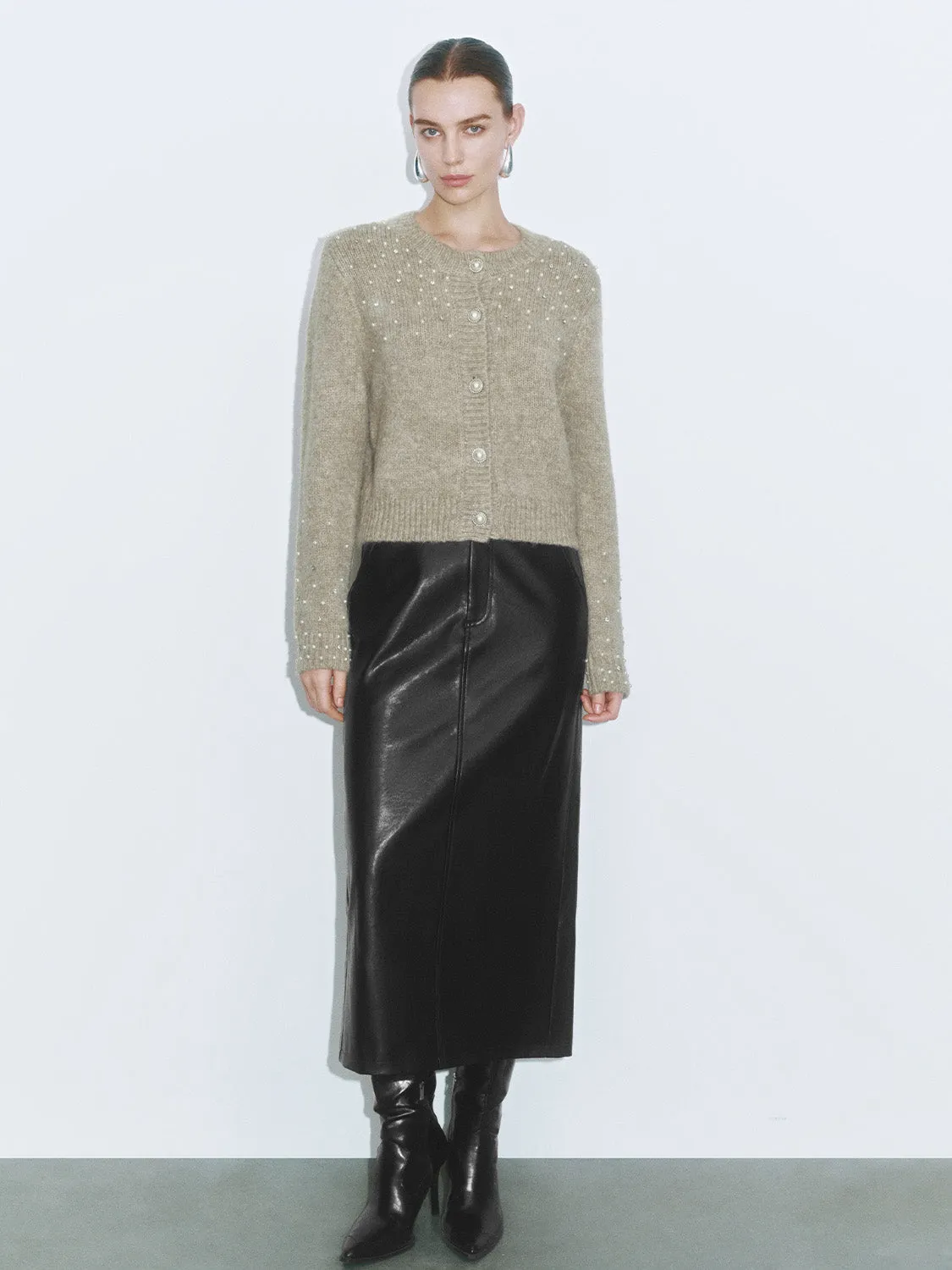 Cropped Knitted Cardigans sold by Urban Revivo product image thumbnail 4