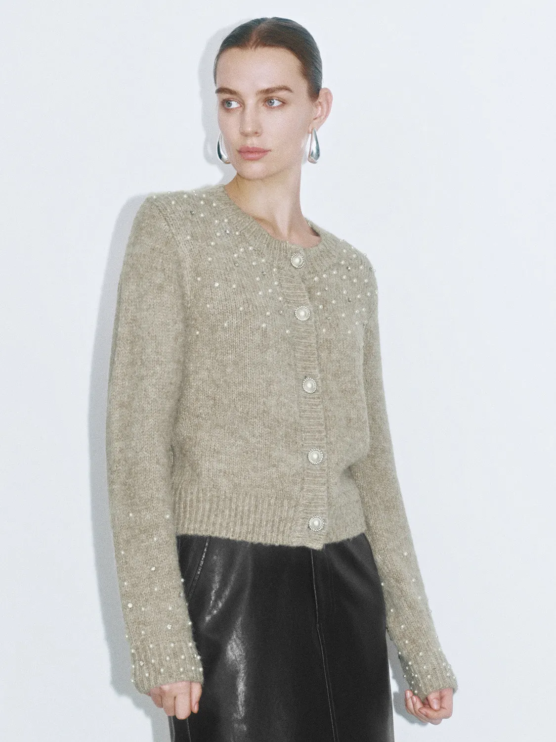 Cropped Knitted Cardigans sold by Urban Revivo product image thumbnail 2