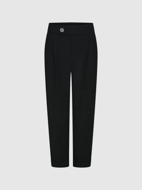 Regular Carrot Fit Pants sold by Urban Revivo