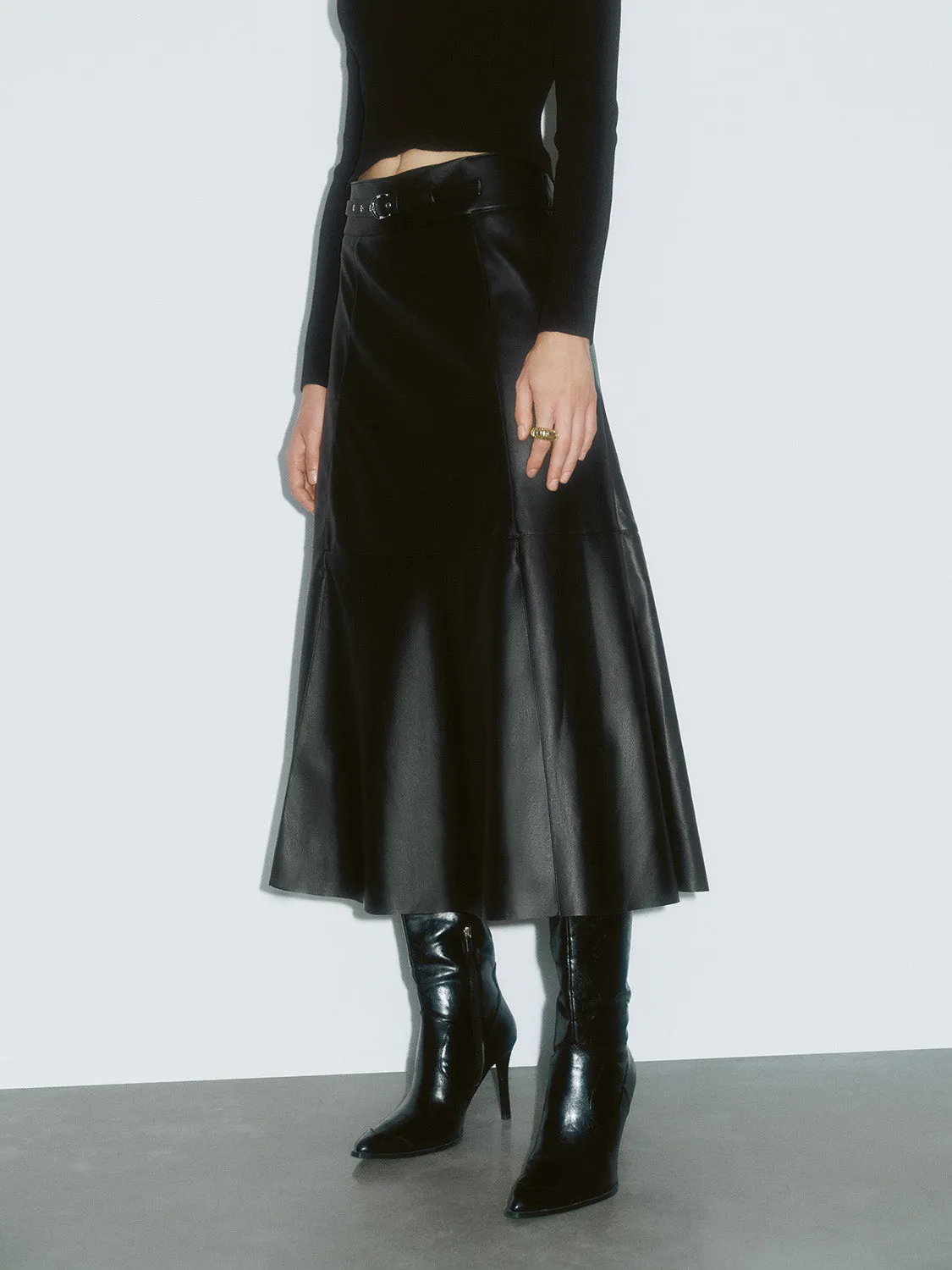 Flared A-Line Skirts sold by Urban Revivo product image thumbnail 3