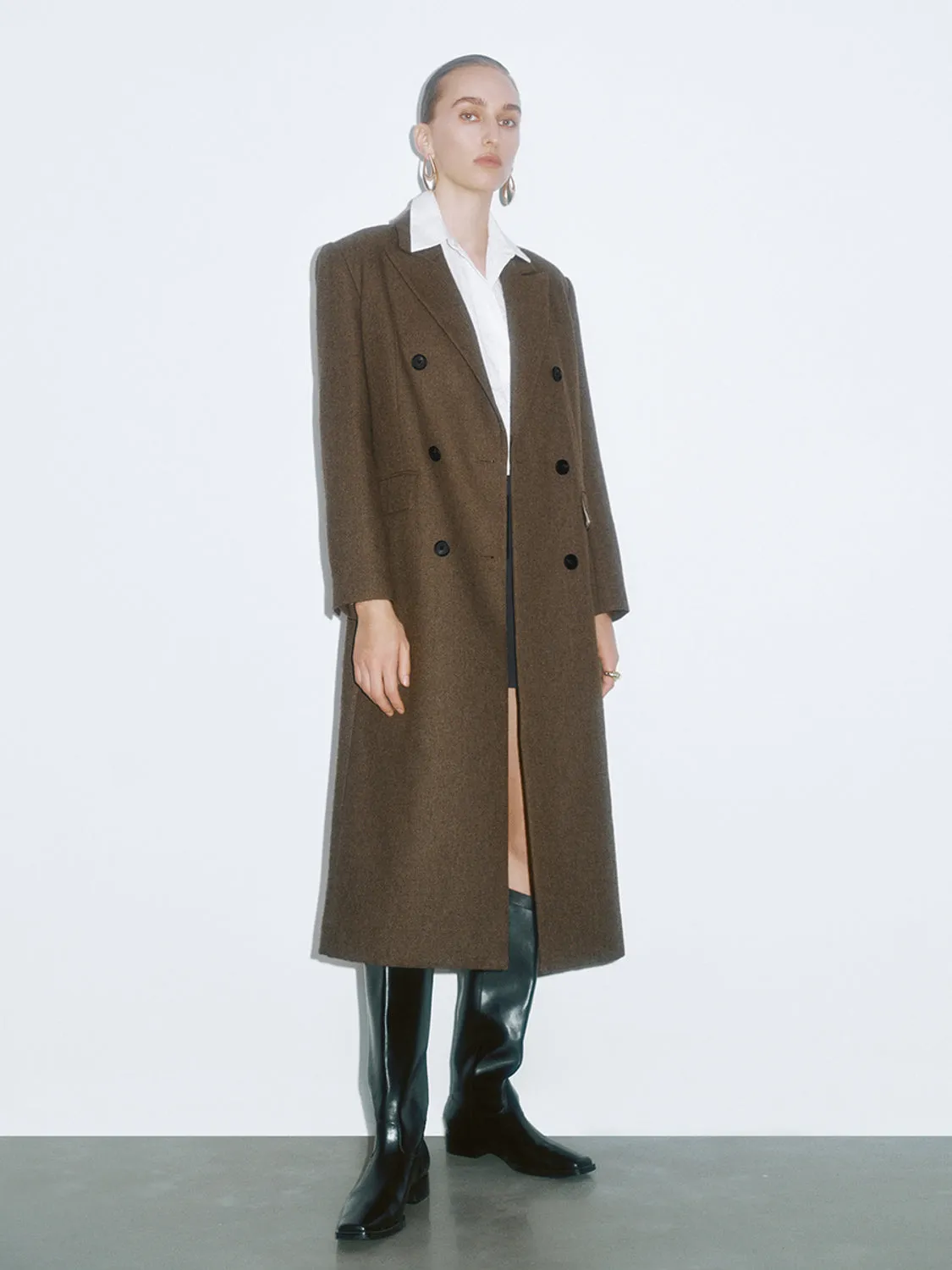 Double Breasted Maxi Coats sold by Urban Revivo