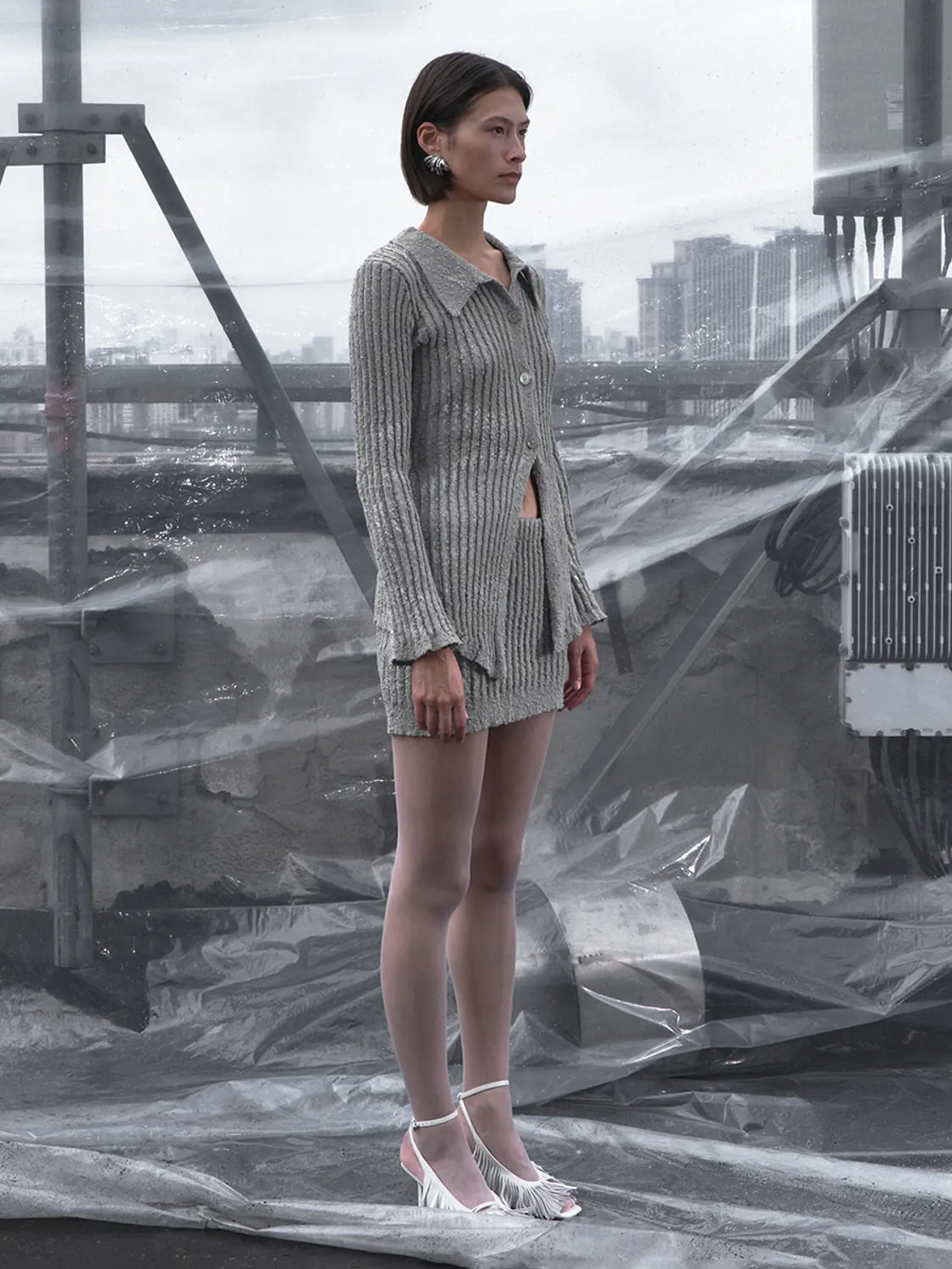 Skinny Knitted Cardigans sold by Urban Revivo product image thumbnail 4