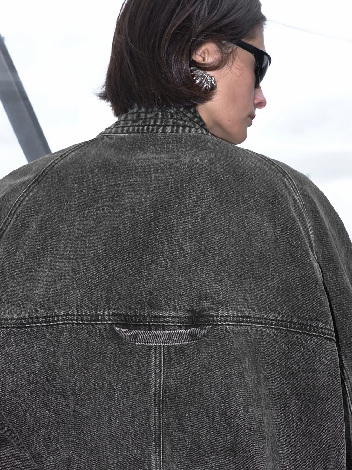 High Collar Denim Jackets sold by Urban Revivo product image thumbnail 5