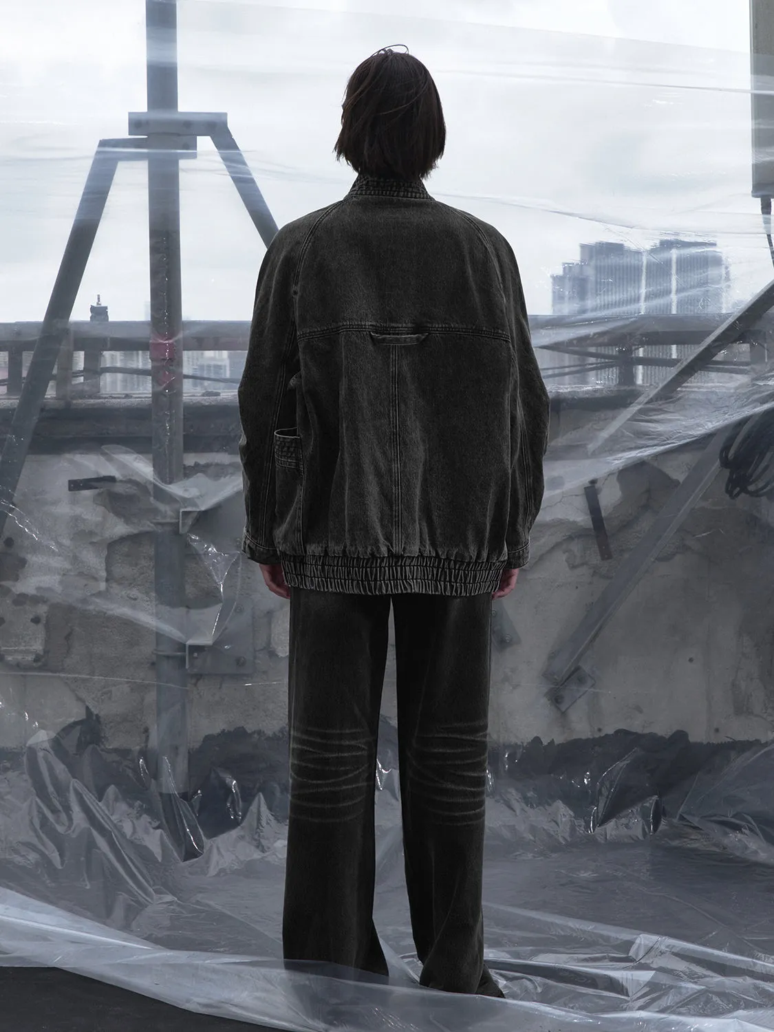 High Collar Denim Jackets sold by Urban Revivo product image thumbnail 3