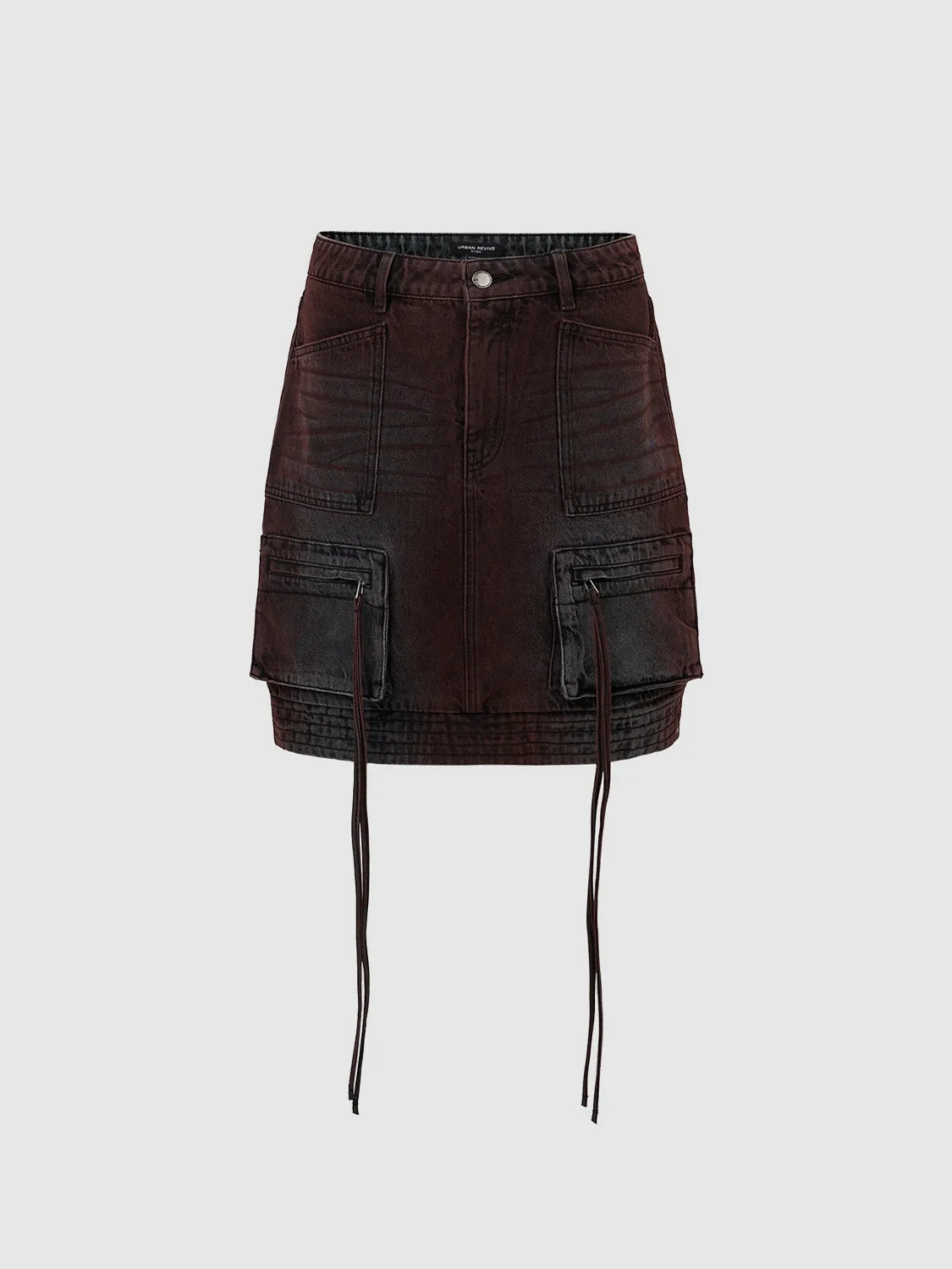Cargo Mini Denim Skirts sold by Urban Revivo