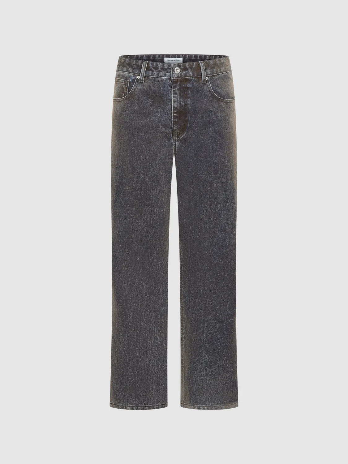 Denim Straight Jeans sold by Urban Revivo