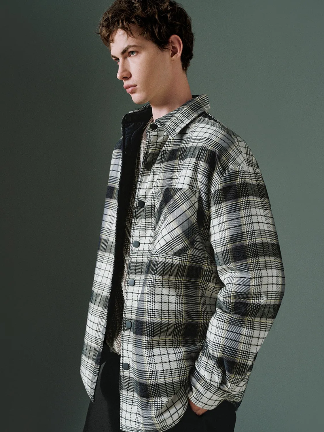 Plaid Padded Coats sold by Urban Revivo product image thumbnail 5