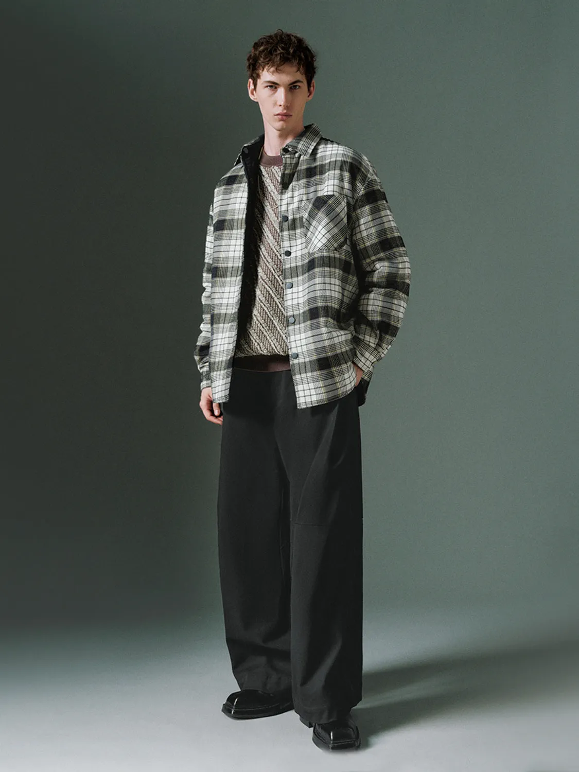 Plaid Padded Coats sold by Urban Revivo product image thumbnail 4