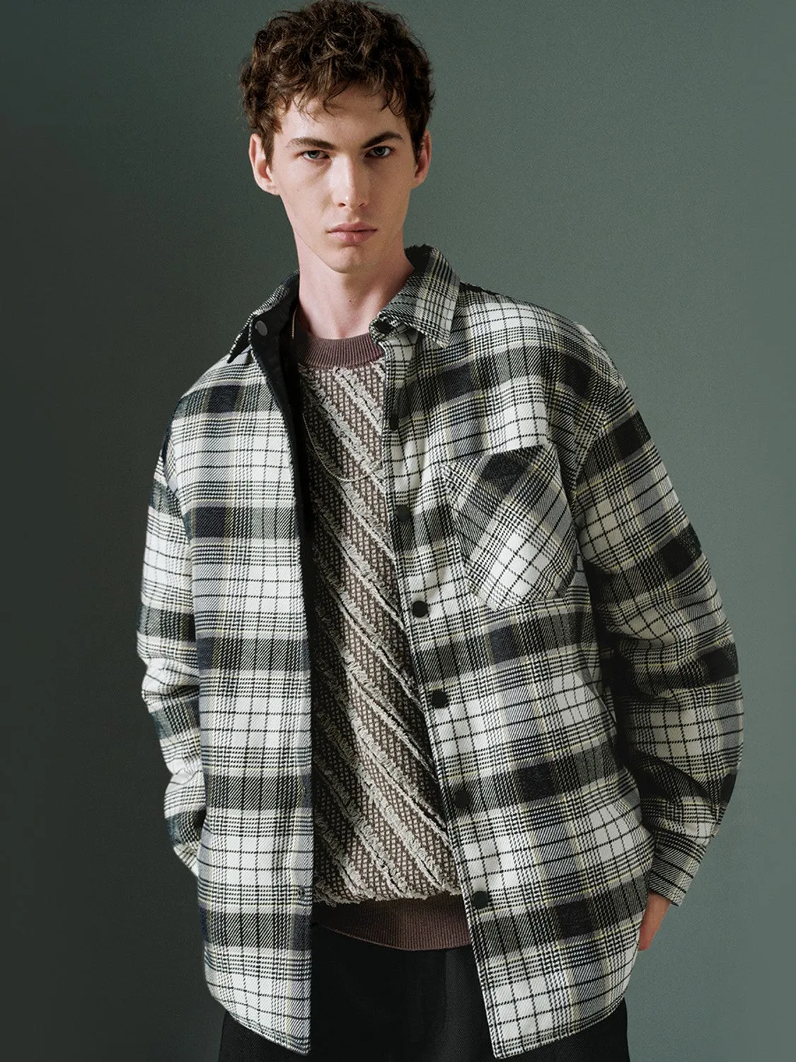 Plaid Padded Coats sold by Urban Revivo