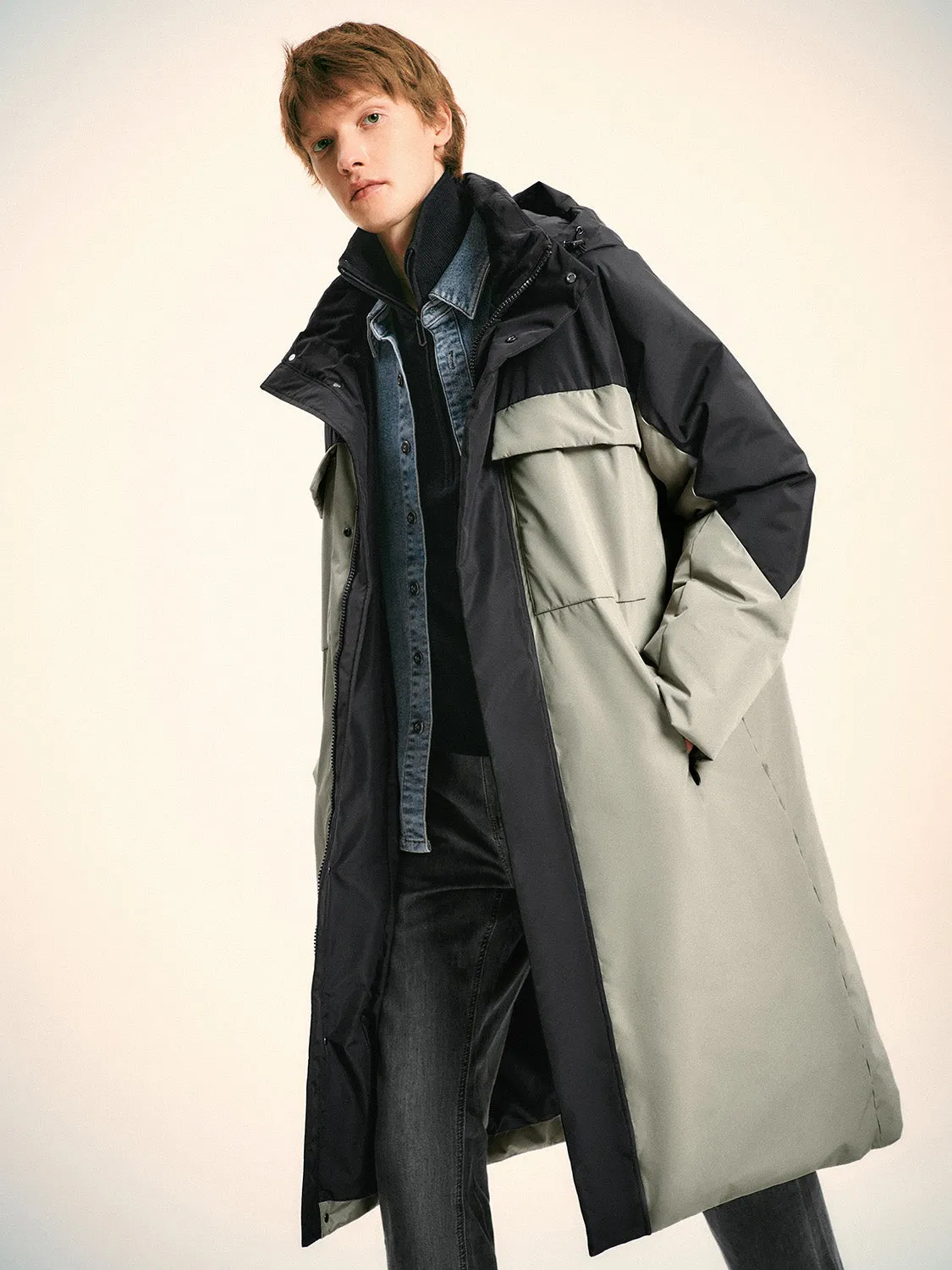 Paneled Loose Padded Down Outerwear sold by Urban Revivo product image thumbnail 2