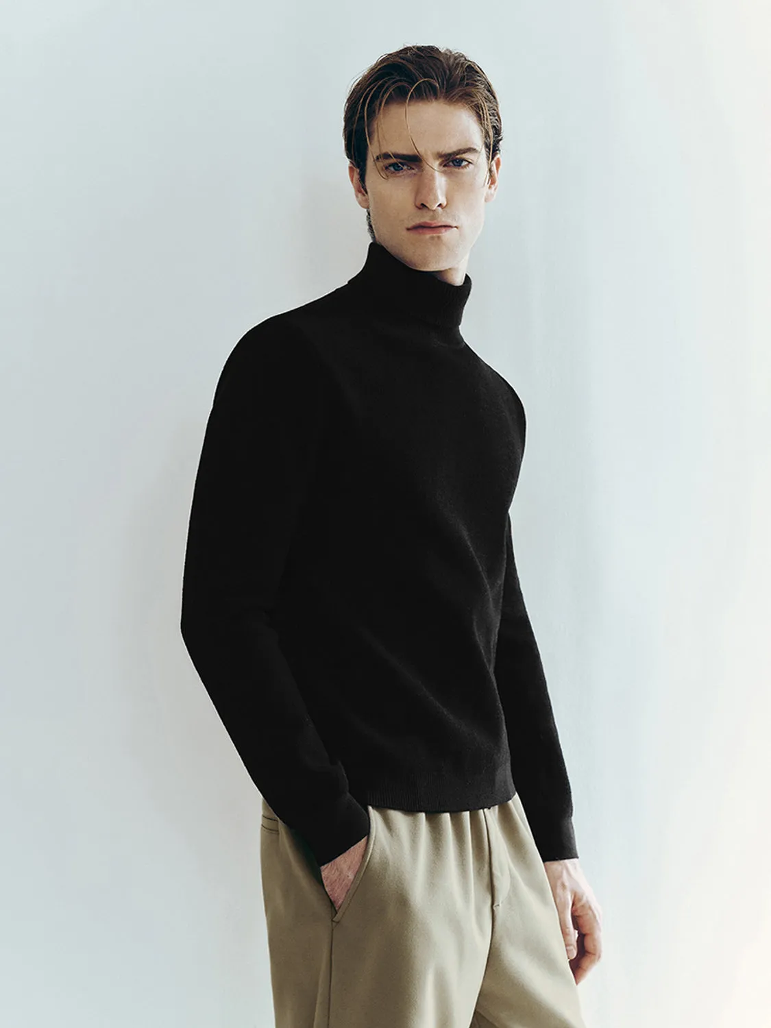 Turtle Neck Knitted T-Shirts sold by Urban Revivo product image thumbnail 5