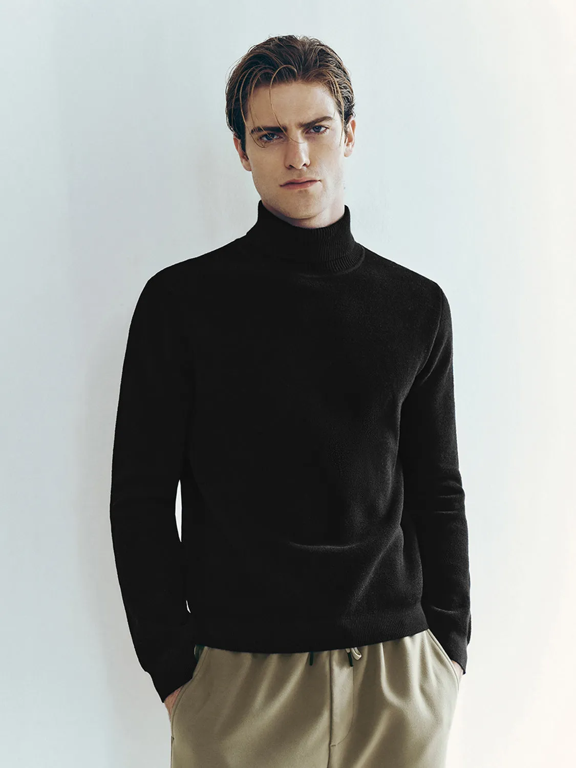 Turtle Neck Knitted T-Shirts sold by Urban Revivo