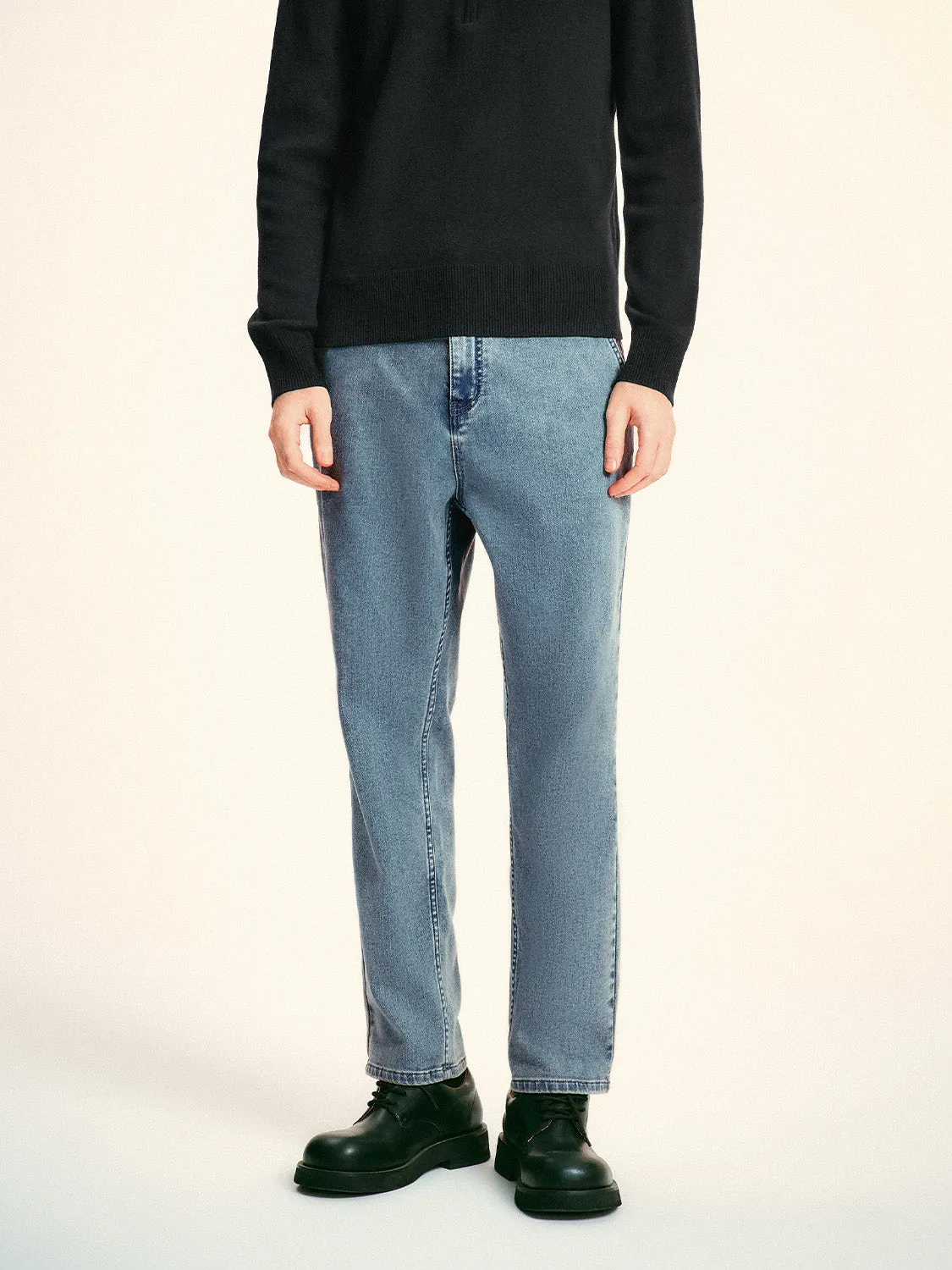 Washed Denim Jeans sold by Urban Revivo product image thumbnail 2