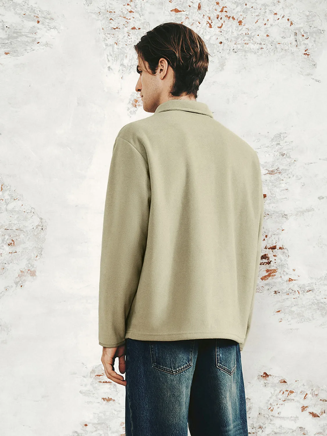 Zip Half Placket Sweatshirts sold by Urban Revivo product image thumbnail 3