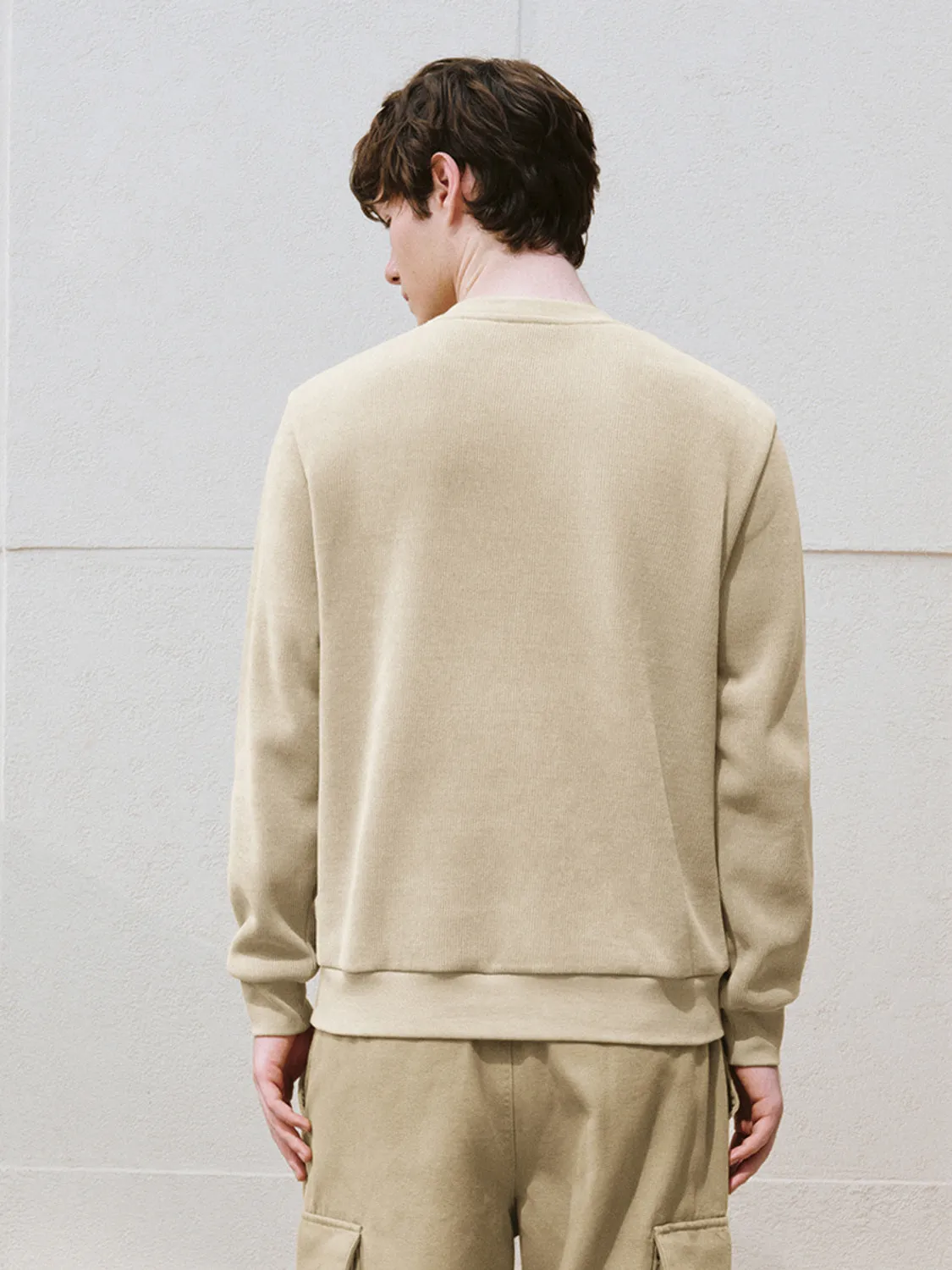 Crew Neck Regular Sweatshirts sold by Urban Revivo product image thumbnail 2