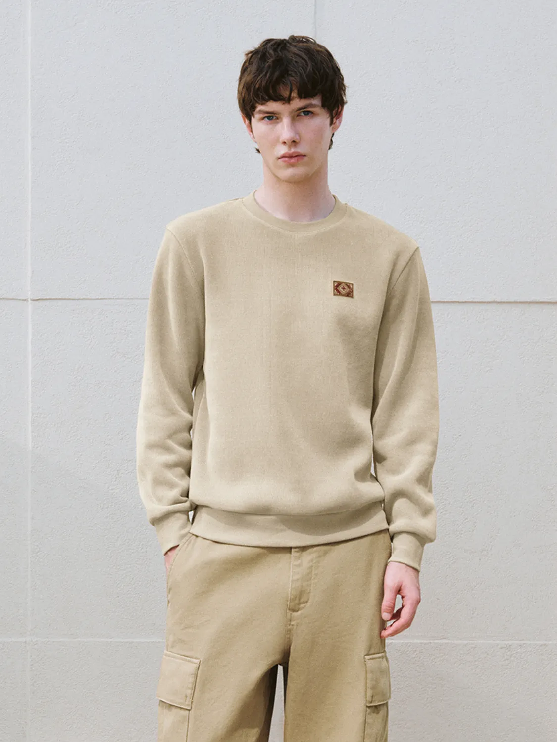 Crew Neck Regular Sweatshirts sold by Urban Revivo