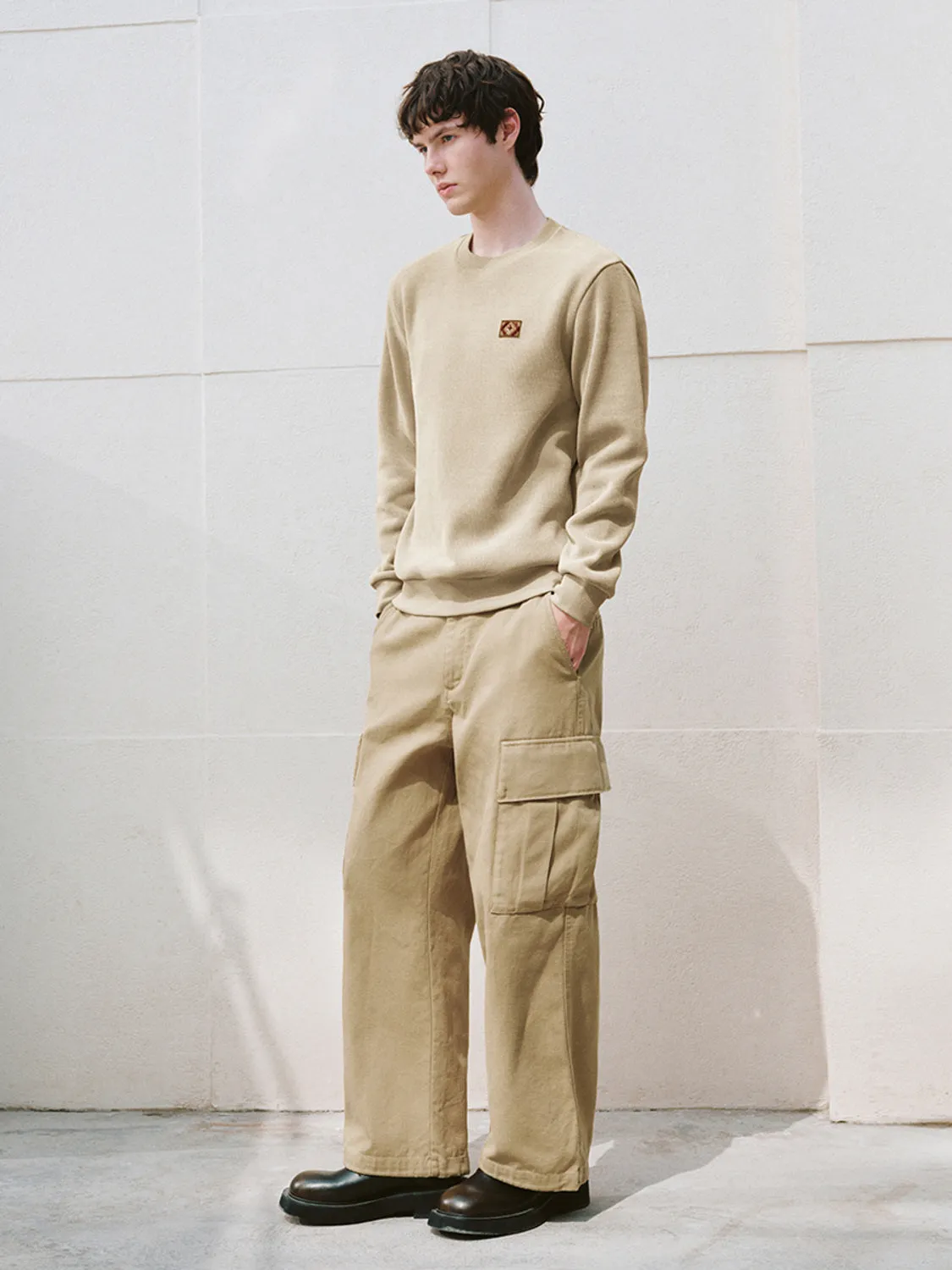 Crew Neck Regular Sweatshirts sold by Urban Revivo product image thumbnail 4