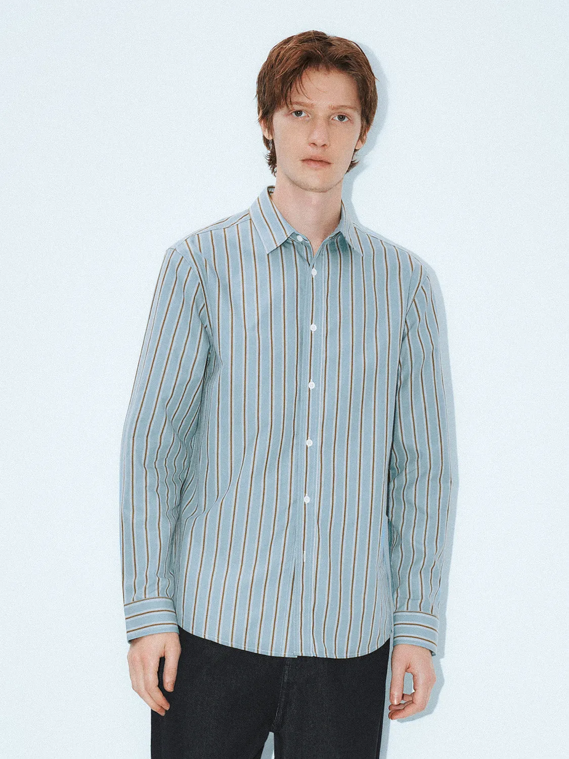 Regular Striped Long Sleeve Shirts sold by Urban Revivo