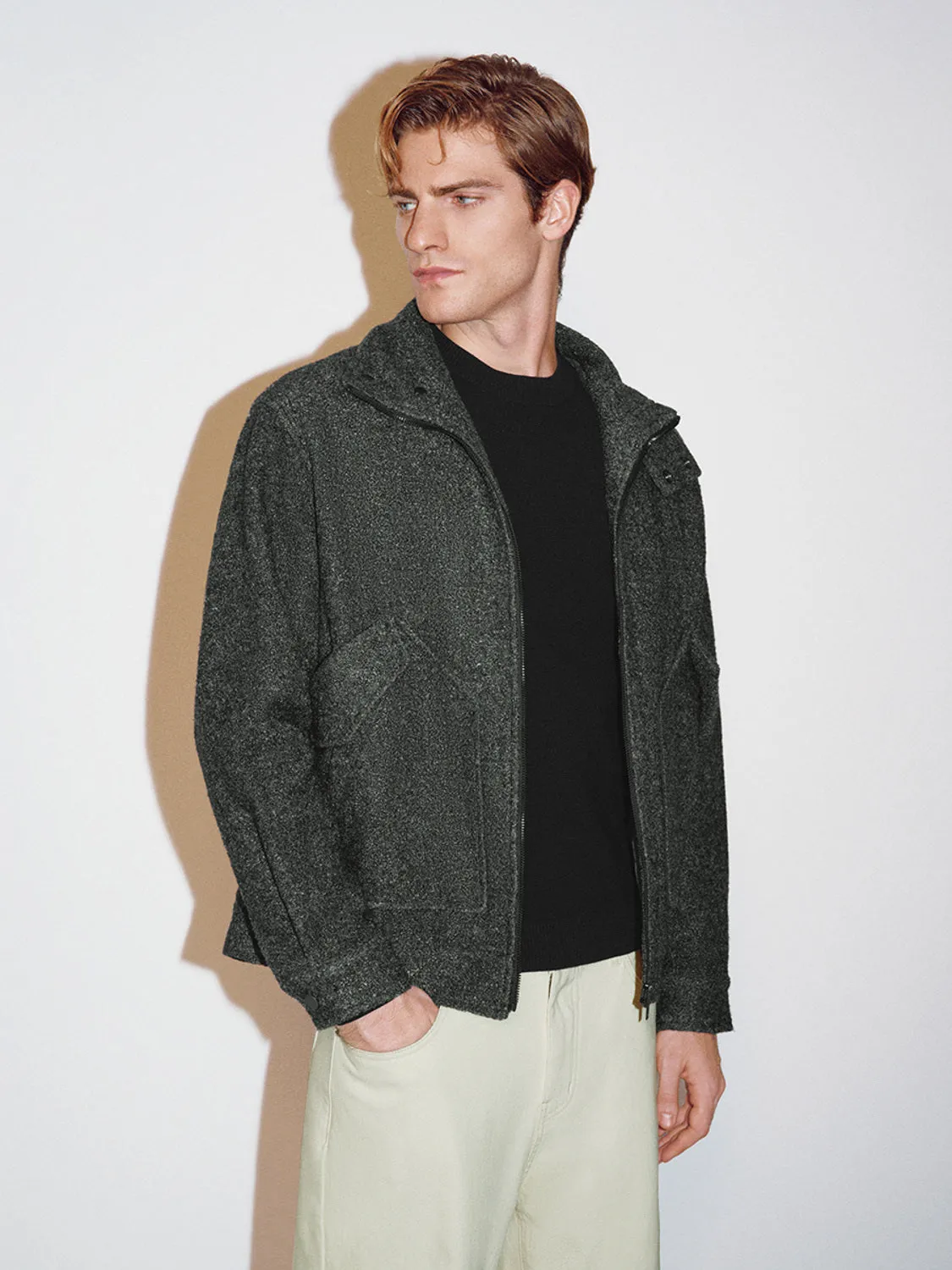 Zipper Front Loose Jackets sold by Urban Revivo product image thumbnail 5