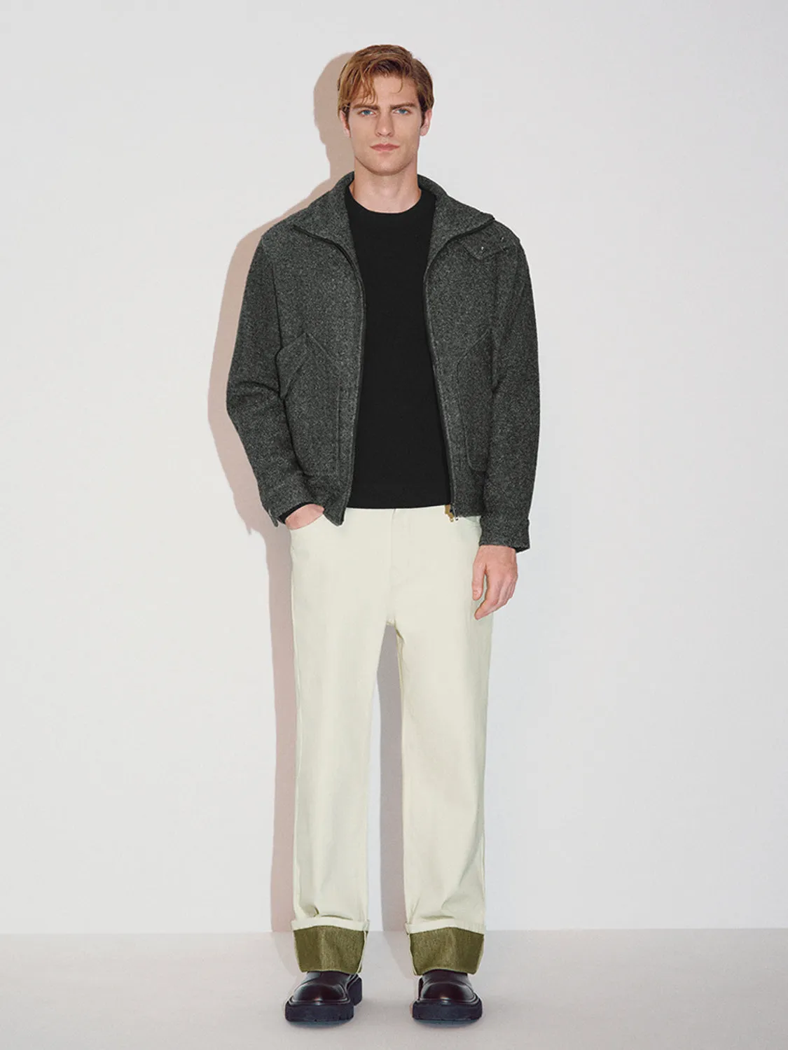 Zipper Front Loose Jackets sold by Urban Revivo product image thumbnail 4