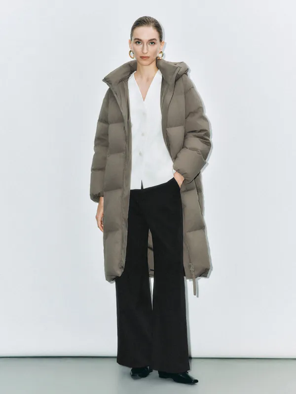 Maxi Zip Up Front Padded Down Outerwear sold by Urban Revivo