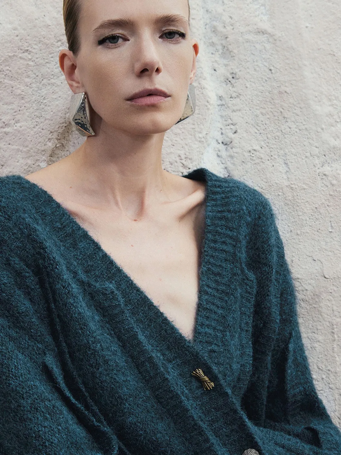 Oversized Knitted Cardigans sold by Urban Revivo product image thumbnail 4