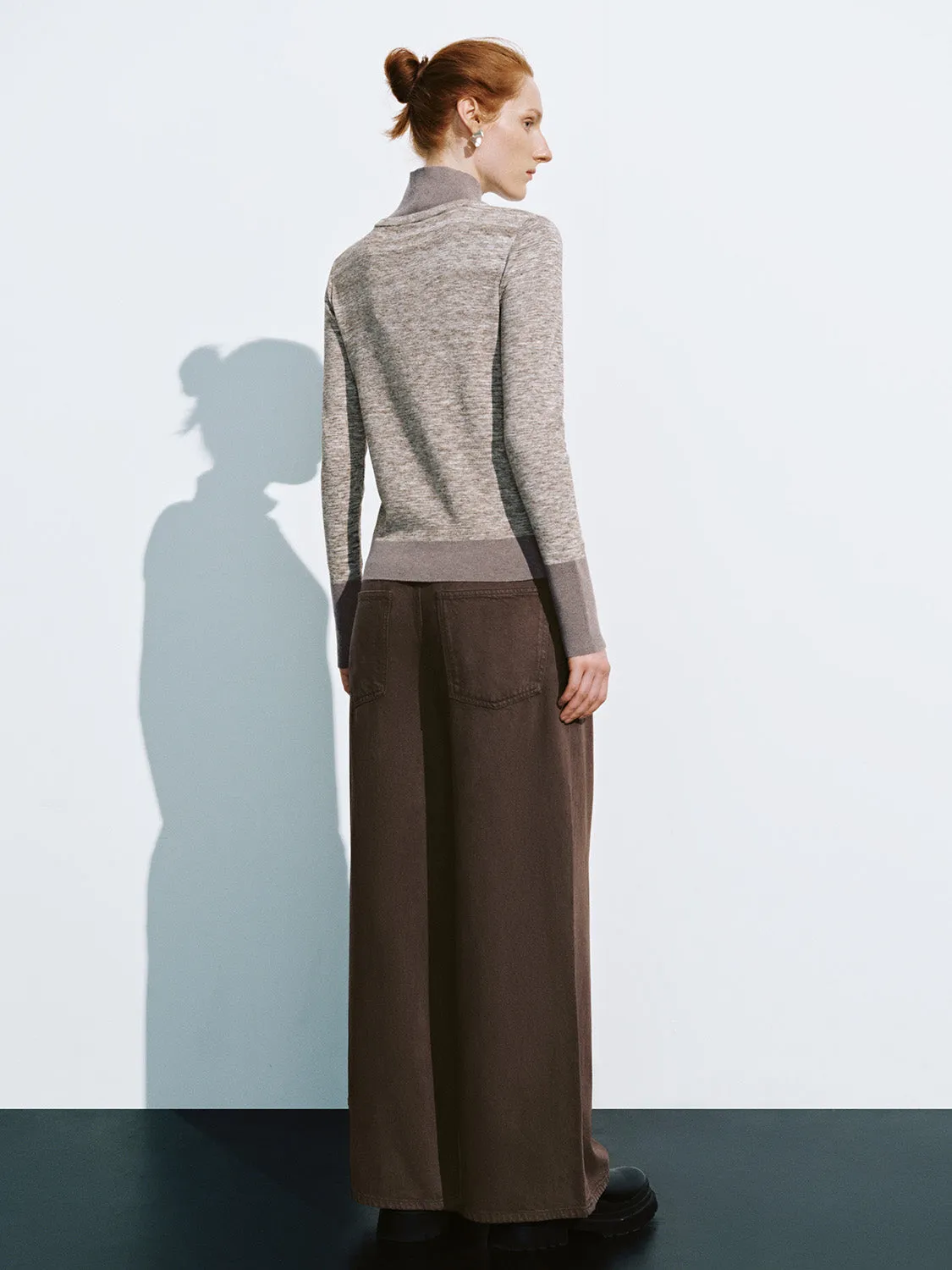 Turtle Neck Knitted T-Shirts sold by Urban Revivo product image thumbnail 3