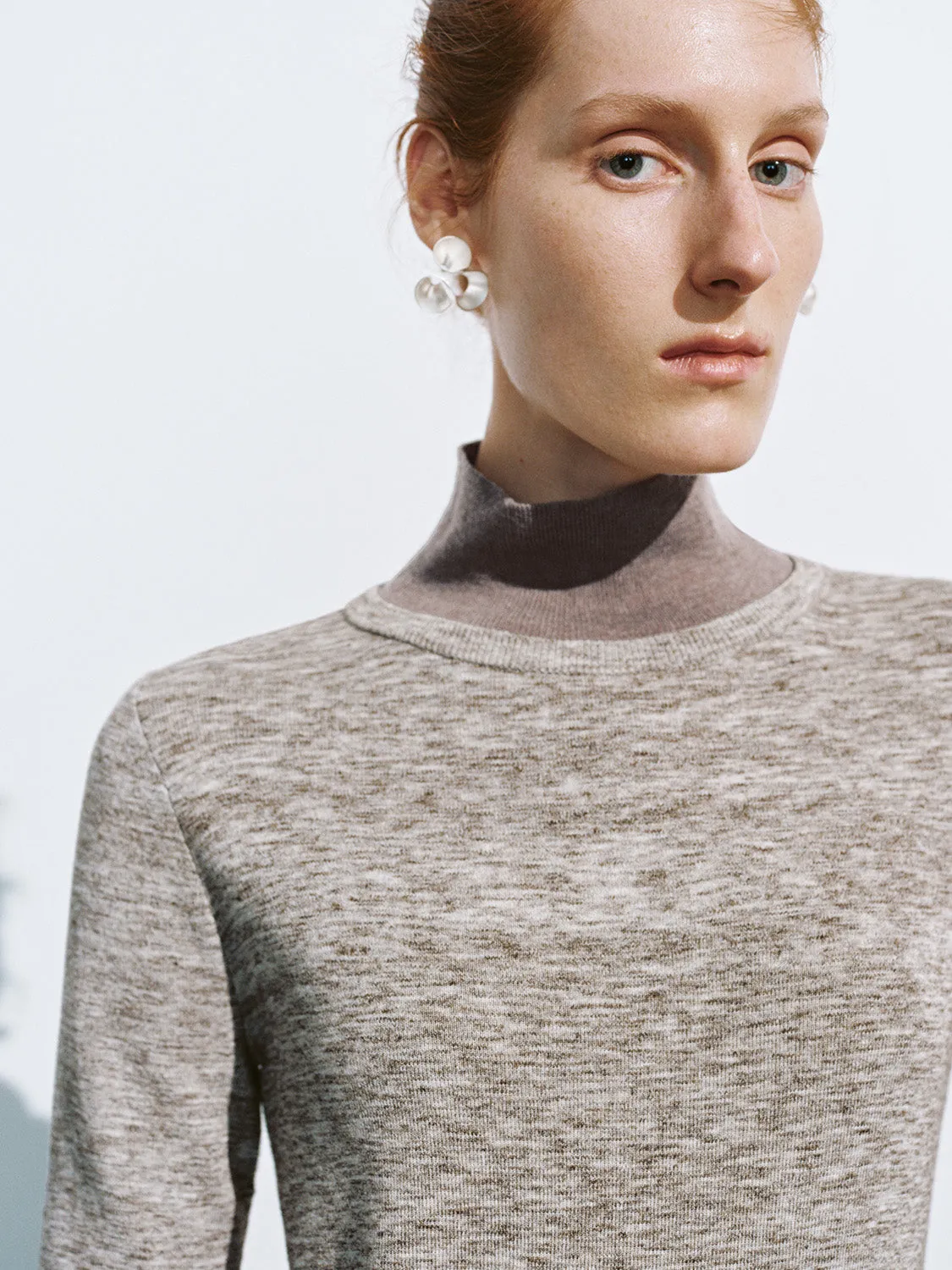 Turtle Neck Knitted T-Shirts sold by Urban Revivo product image thumbnail 5